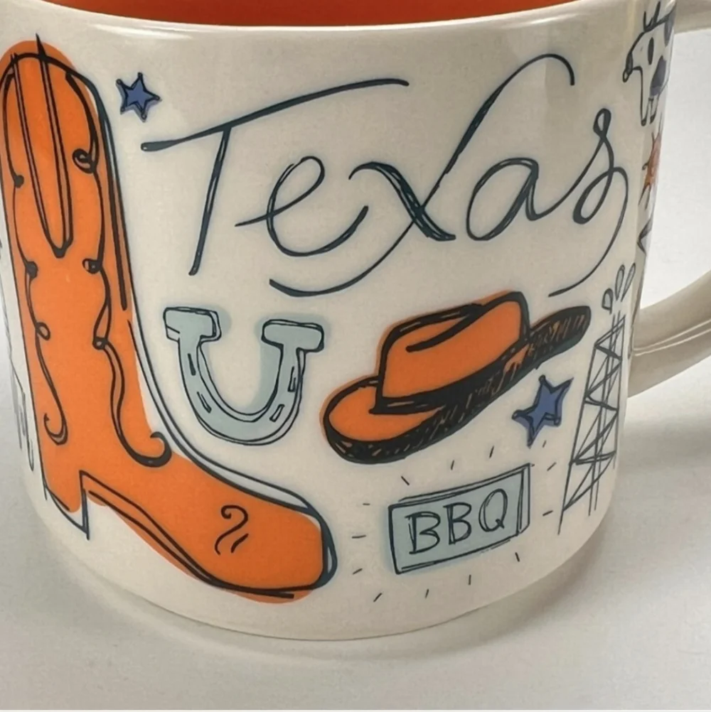 STARBUCKS Texas Ceramic Mug Been There Series 14oz 2019 - Picture 5 of 10